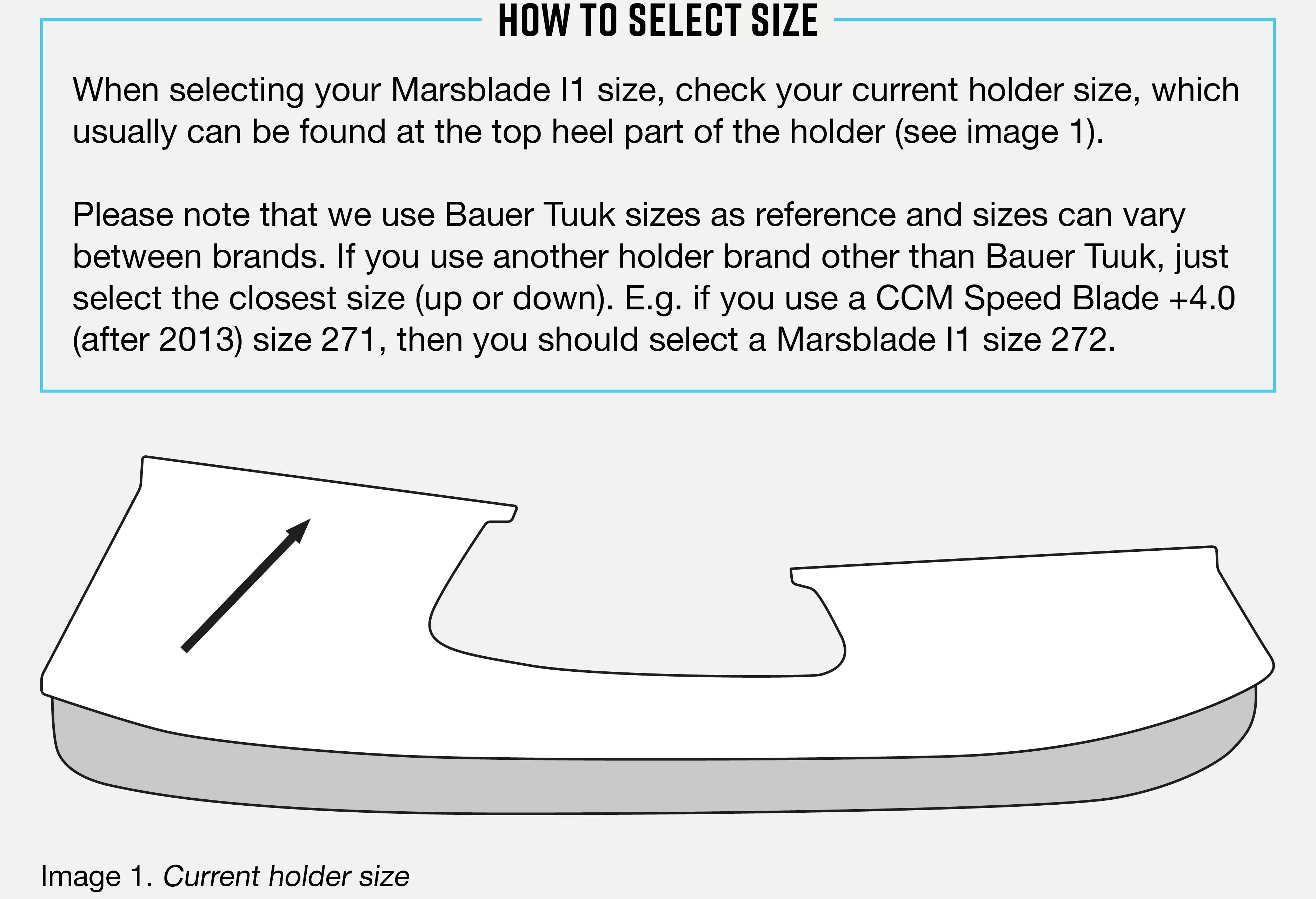 Marsblade sizing Clearance