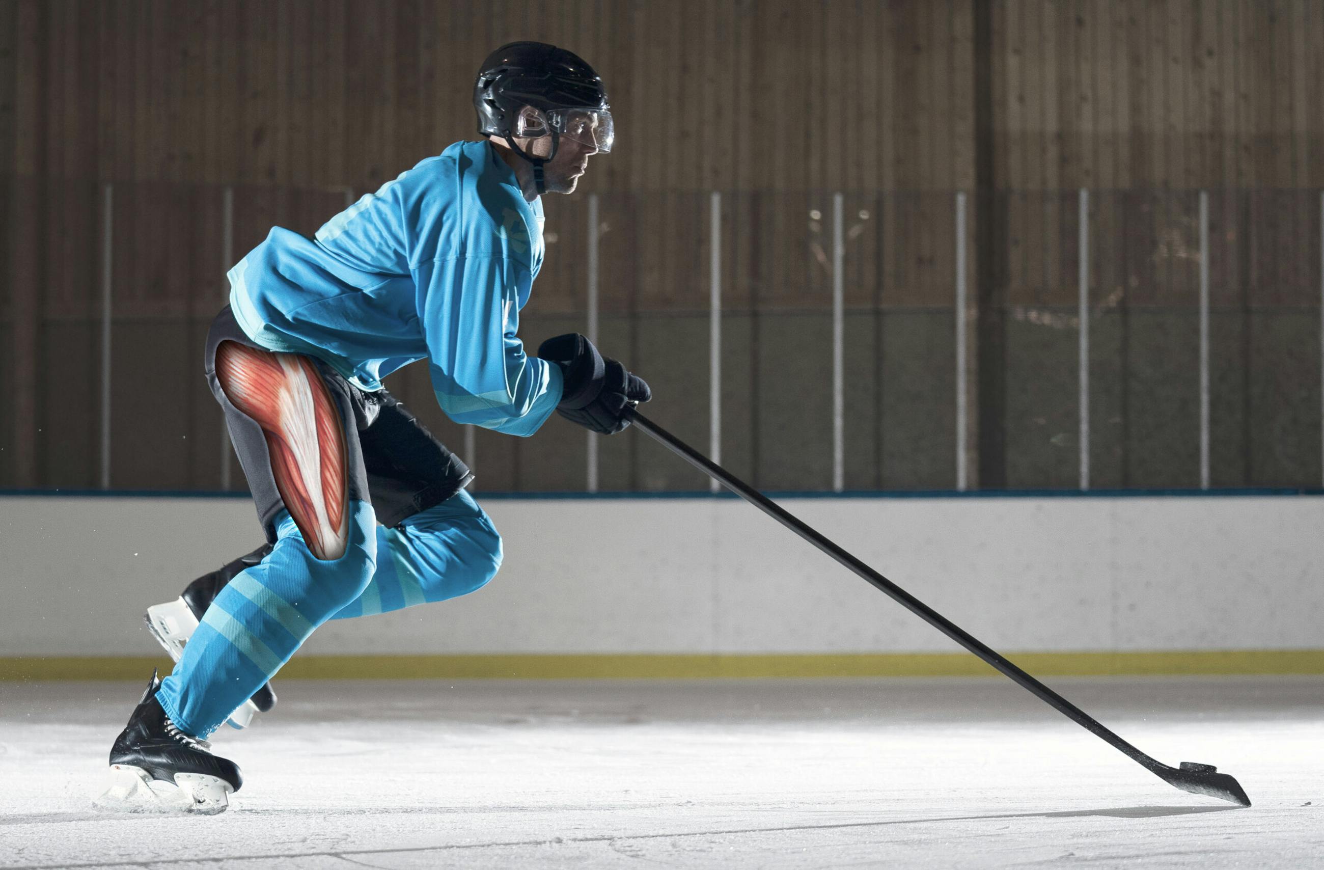 Realistic ice hockey away jersey new york rangers Vector Image